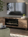 Zadilyn 72" TV Stand with Electric Fireplace - De Avenue Furniture