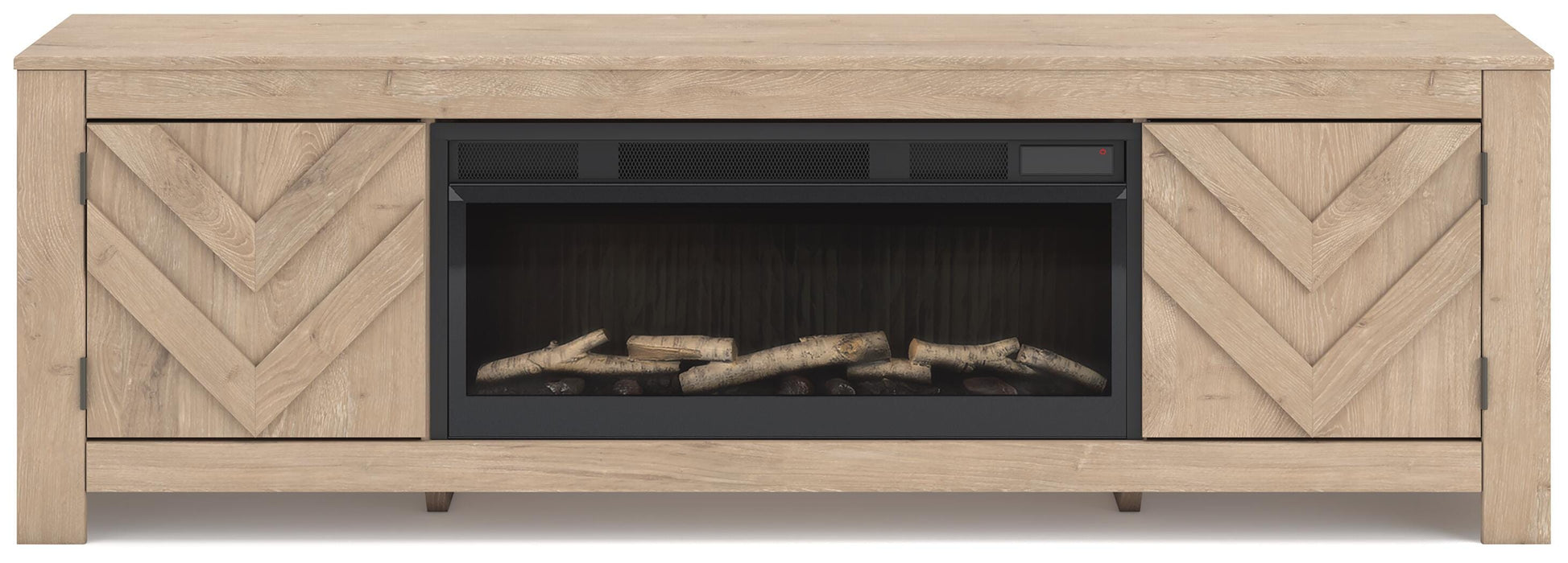 Cayboni 71" TV Stand with Electric Fireplace - De Avenue Furniture