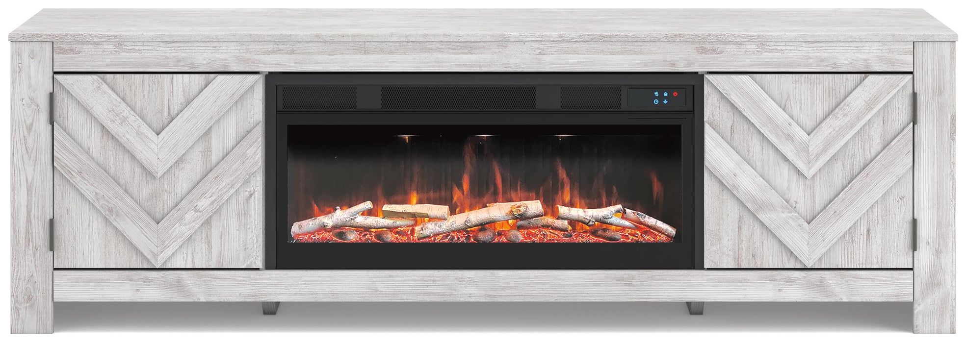 Cayboni 71" TV Stand with Electric Fireplace - De Avenue Furniture