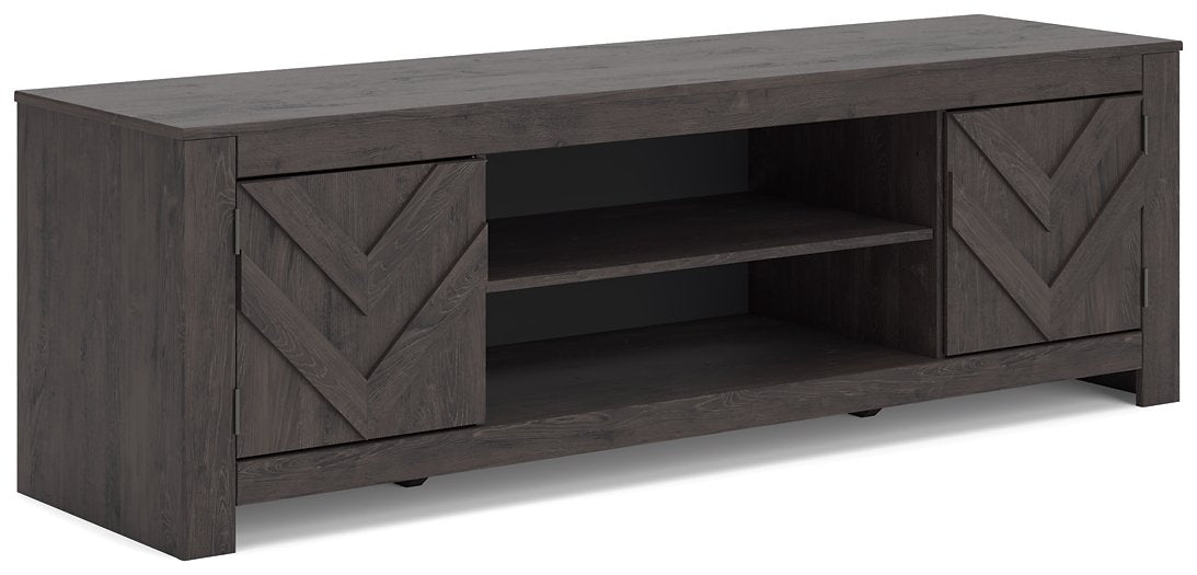 Cayboni 71" TV Stand with Electric Fireplace - De Avenue Furniture
