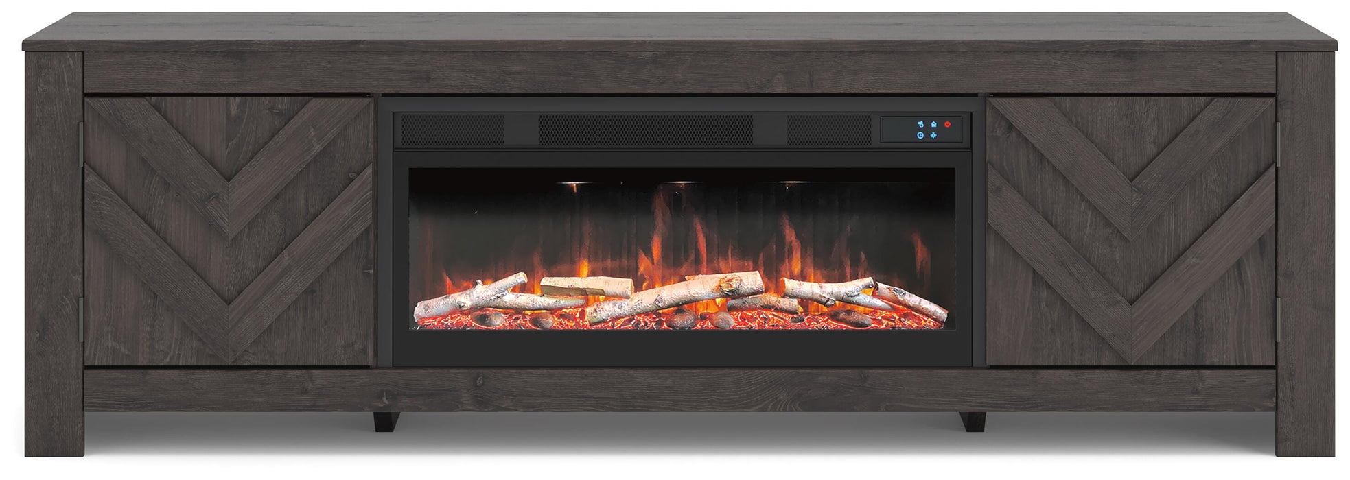 Cayboni 71" TV Stand with Electric Fireplace - De Avenue Furniture