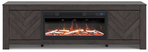 Cayboni 71" TV Stand with Electric Fireplace - De Avenue Furniture