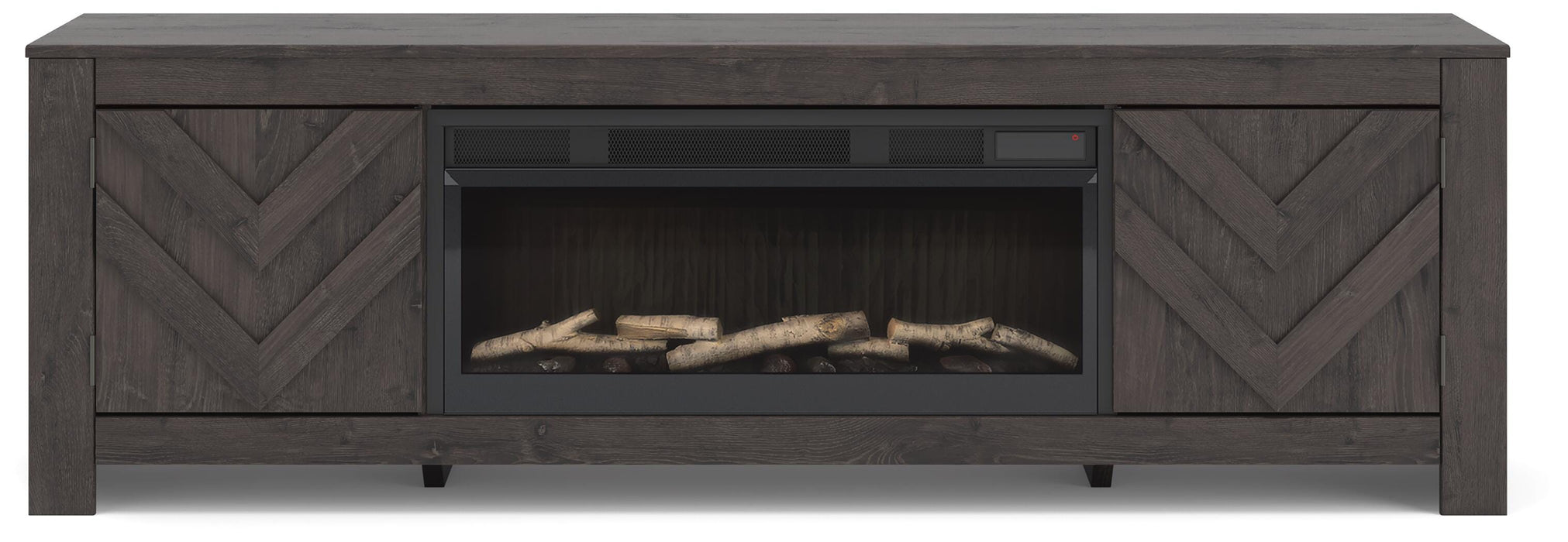 Cayboni 71" TV Stand with Electric Fireplace - De Avenue Furniture