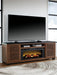 Kallari 84" TV Stand with Electric Fireplace - De Avenue Furniture