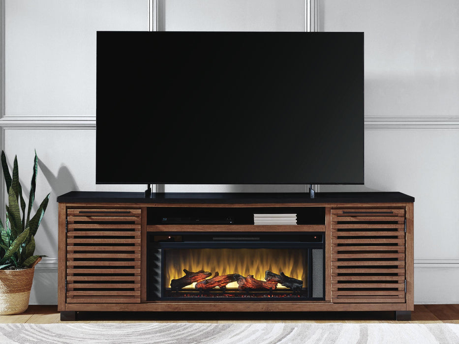 Kallari 84" TV Stand with Electric Fireplace - De Avenue Furniture