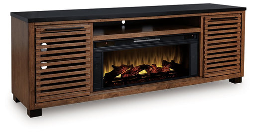 Kallari 84" TV Stand with Electric Fireplace - De Avenue Furniture