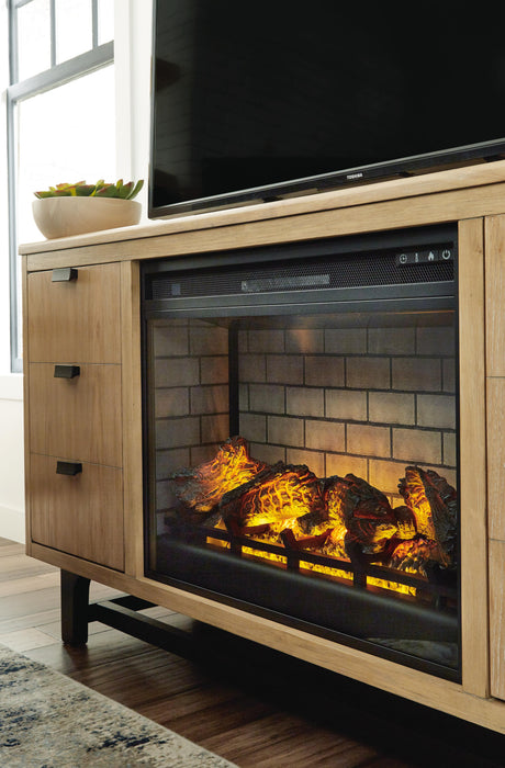 Wittenmyer 72" TV Stand with Electric Fireplace - De Avenue Furniture