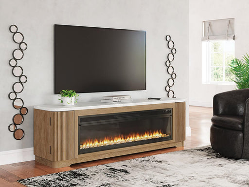 Camdill 80" TV Stand with Electric Fireplace - De Avenue Furniture