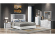 Ylime Smooth White Bed Group Fully Slatted - De Avenue Furniture