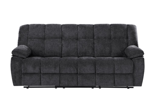 U6000 BLACK RECLINING SOFA - De Avenue Furniture