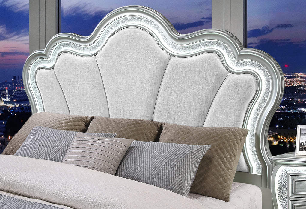 ARIA SILVER QUEEN BED GROUP - De Avenue Furniture