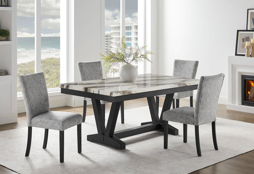D1319DT BLK/WHT AND 6 D1319DC LT GREY - De Avenue Furniture