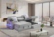 U0214 GREY SOFA BED - De Avenue Furniture