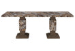 D12 BROWN DINING TABLE - De Avenue Furniture