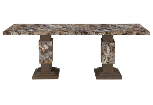 D12 BROWN DINING TABLE - De Avenue Furniture