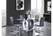 D1628DT + 6 D915DC GREY - De Avenue Furniture