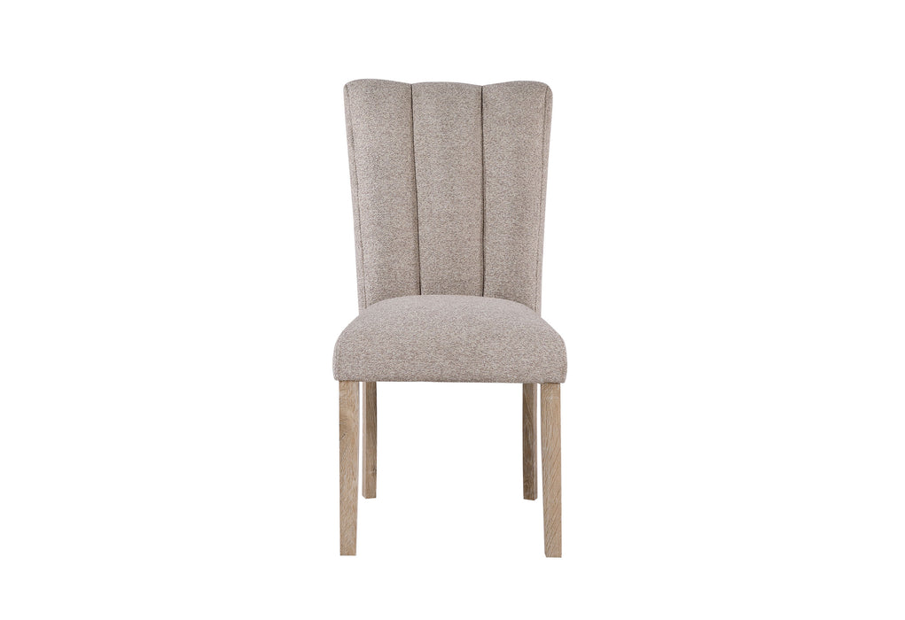 D02 NATURAL DINING TABLE + 8 D8683 DINING CHAIRS - De Avenue Furniture