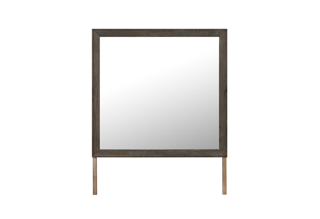 MARIAH DARK BROWN MIRROR - De Avenue Furniture
