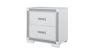 SOLEIL WHITE NIGHTSTAND - De Avenue Furniture