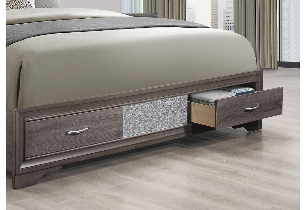 SEVILLE GREY KING BED - De Avenue Furniture
