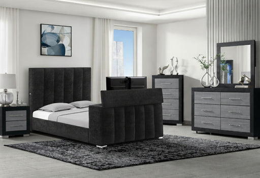SERENITY/EMMA ONYX KING BED GROUP - De Avenue Furniture