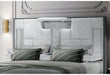OSCAR GREY KING BED NO WOOD TRIM - De Avenue Furniture