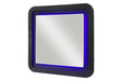 BECKETT WHT/BLK MIRROR W/ LED - De Avenue Furniture