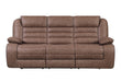 U2250 BROWN RECLINING SOFA - De Avenue Furniture