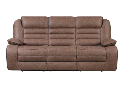 U2250 BROWN RECLINING SOFA - De Avenue Furniture