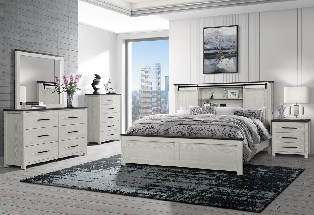 AVA BEIGE QUEEN BED GROUP - De Avenue Furniture