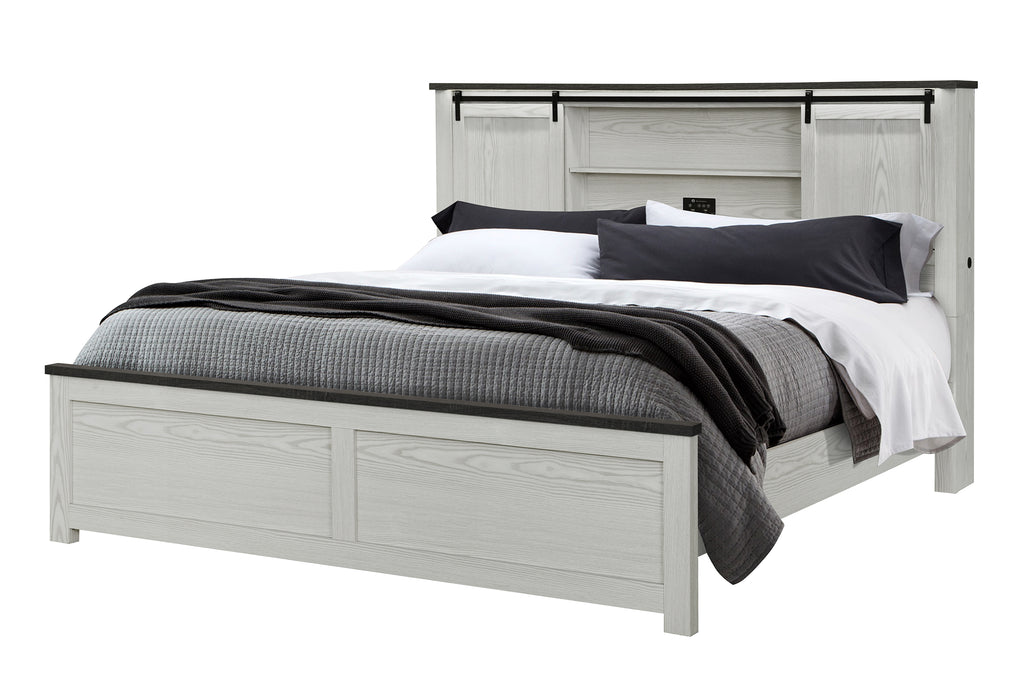 AVA BEIGE KING BED - De Avenue Furniture