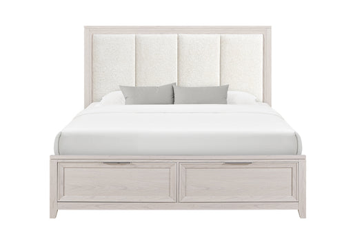 MARIAH BEIGE KING BED - De Avenue Furniture