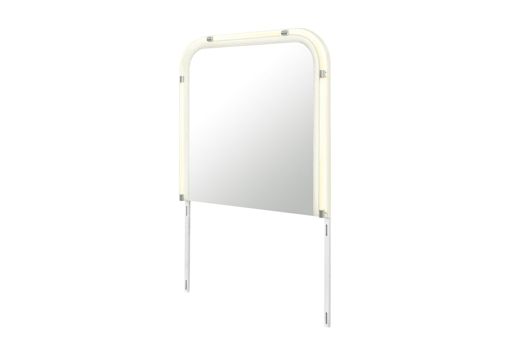 LYRA BEIGE MIRROR WITH LED - De Avenue Furniture