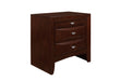 LINDA NEW MERLOT NIGHTSTAND - De Avenue Furniture