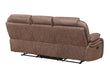 U2250 BROWN RECLINING SOFA - De Avenue Furniture