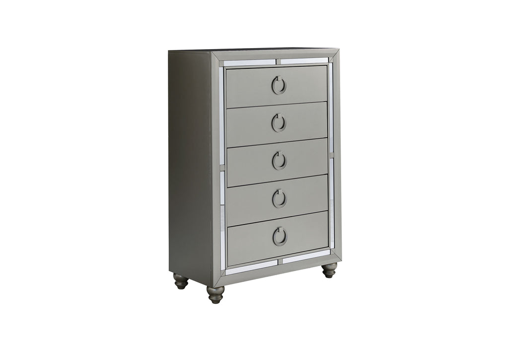 RILEY SILVER CHEST - De Avenue Furniture