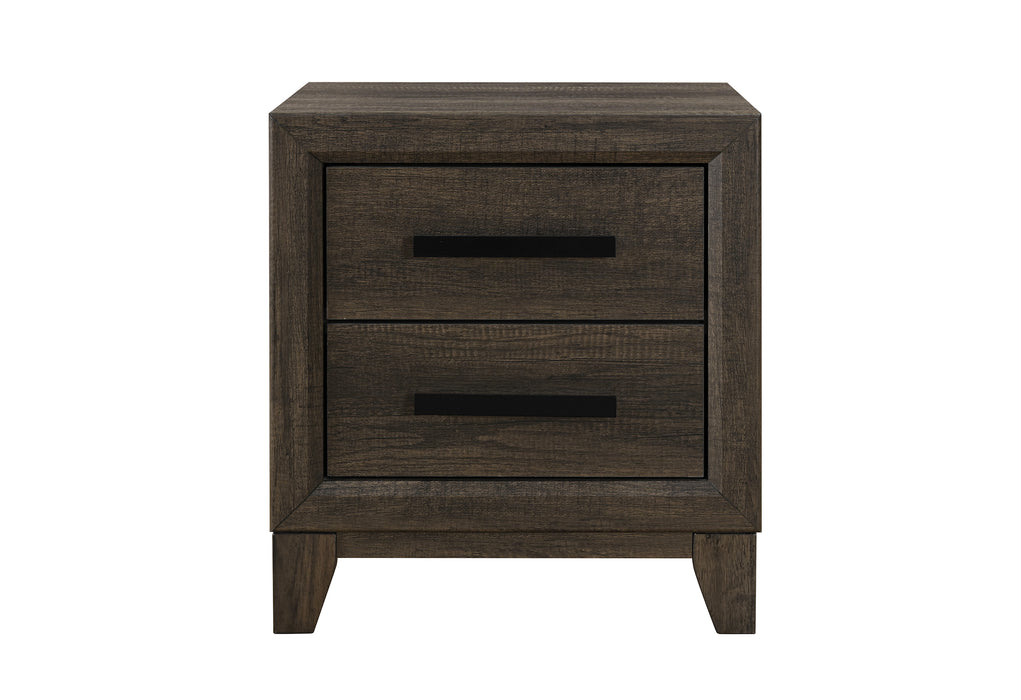 HARMONY BROWN NIGHTSTAND - De Avenue Furniture