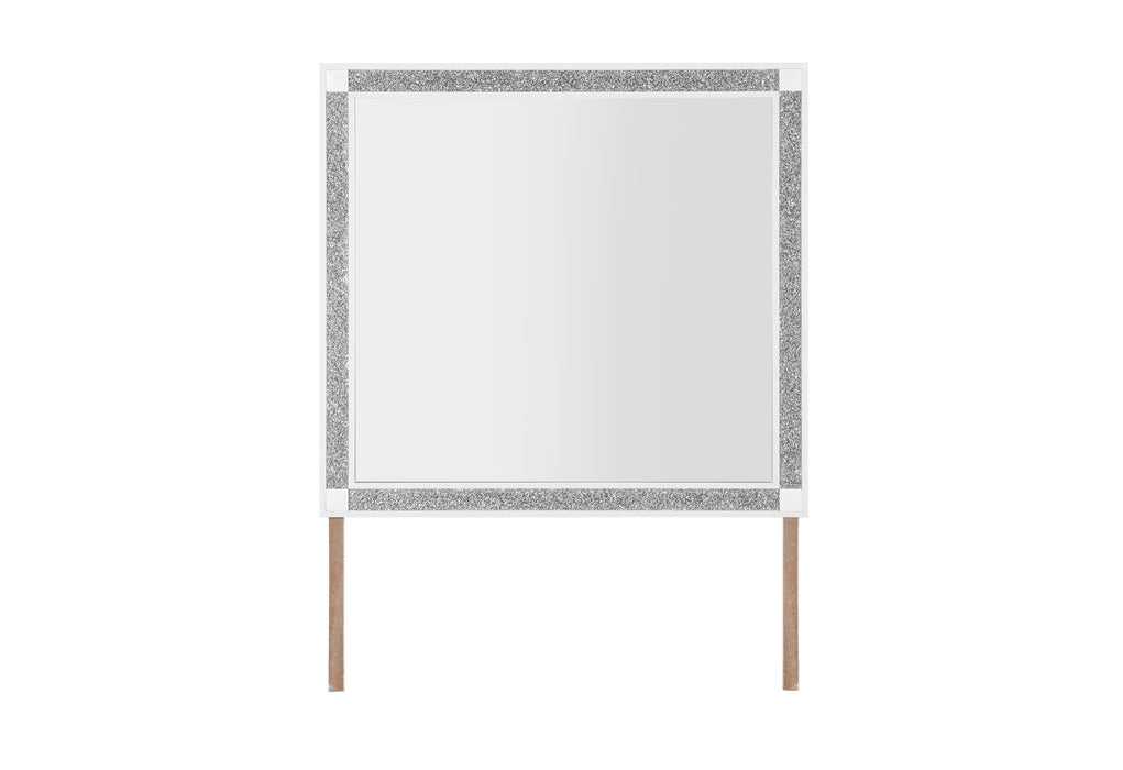 SOLEIL WHITE MIRROR - De Avenue Furniture