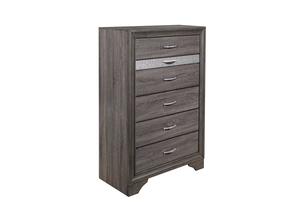 SEVILLE GREY CHEST - De Avenue Furniture