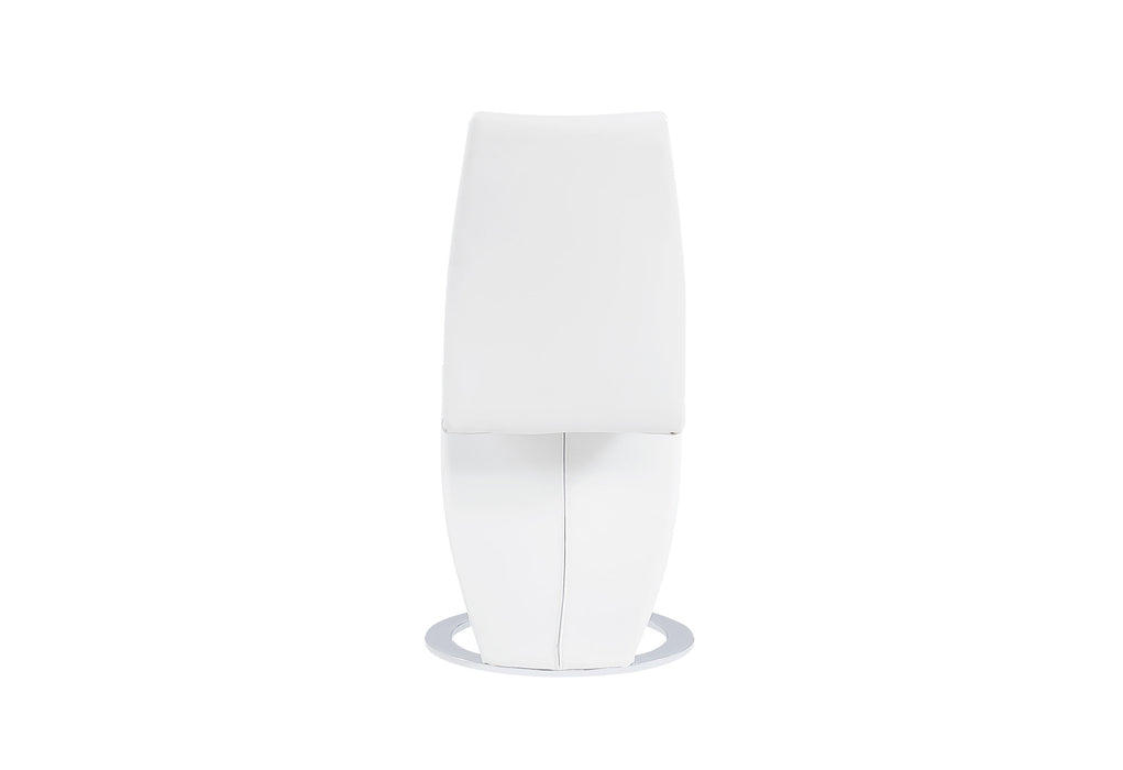 D9002 WHITE DINING CHAIR - De Avenue Furniture