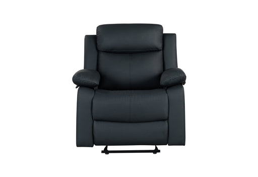 U6026 BLACK PU 72A GLIDER RECLINER WITH LED - De Avenue Furniture