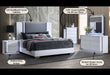 YLIME SMOOTH WHITE KING BED GROUP FULLY SLATTED - De Avenue Furniture