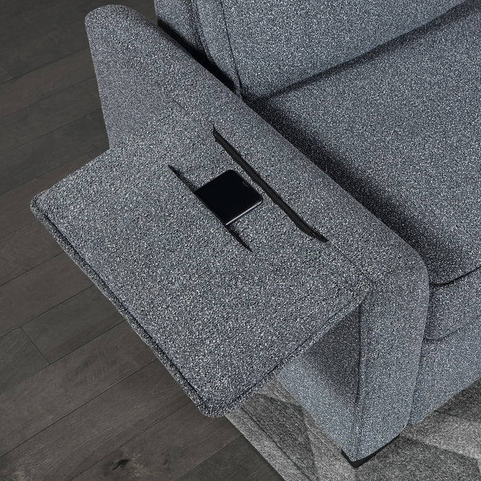 U0808 DARK GREY REVERSIBLE SOFA BED - De Avenue Furniture
