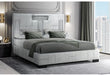OSCAR GREY KING BED NO WOOD TRIM - De Avenue Furniture