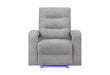 U6611 GREY 15 POWER RECLINER WITH LED - De Avenue Furniture