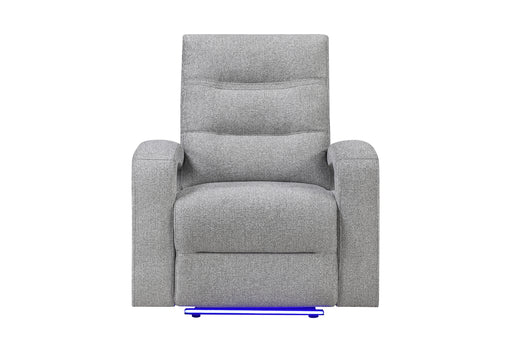 U6611 GREY 15 POWER RECLINER WITH LED - De Avenue Furniture