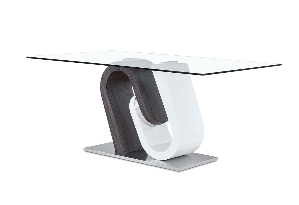 D4127N DINING TABLE + 8 D4127N DINING CHAIRS - De Avenue Furniture