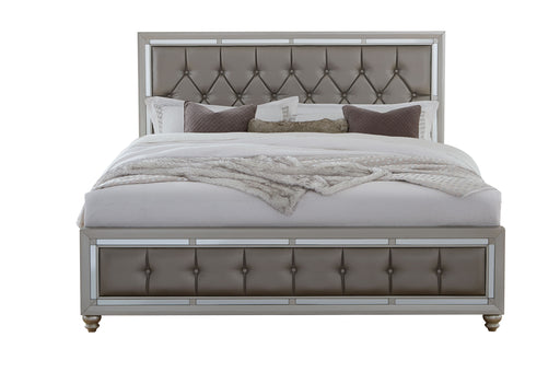 RILEY SILVER KING BED - De Avenue Furniture