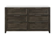 MARIAH DARK BROWN DRESSER - De Avenue Furniture