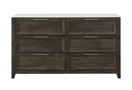 MARIAH DARK BROWN DRESSER - De Avenue Furniture